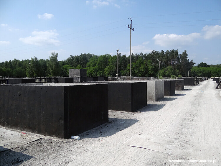 Certyfikowane szamba betonowe różnych pojemności dostępne od ręki w Siedlcach